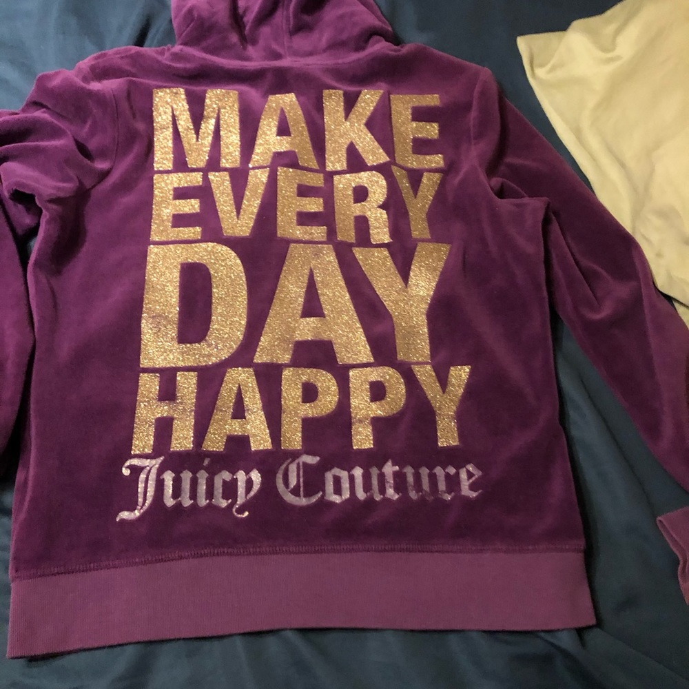Authentic juicy couture zip up hoodie